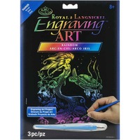 Rainbow Foil Engraving Art Craft Kit - Mermaid