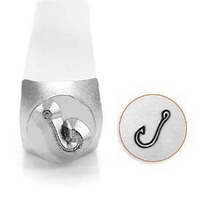 Impressart Metal Design Stamp - Fishing Hook