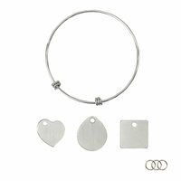 ImpressArt Metal Stamping Project Kit - Expandable Charm Bracelet