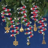 Beaded Ornament Kit - Festive Charmers