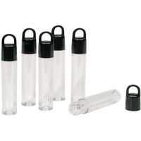 Small Plastic Bead Storage Tube Vials - Pack of 6