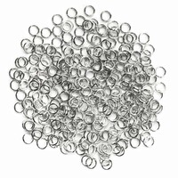 Open and Closed Jump Rings - Silver 300 x 6mm