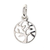 Sterling Silver Charm with Jump Ring - Mini Tree of Life