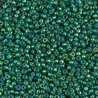 Miyuki Seed Beads 11/0 - Silver Lined Green AB