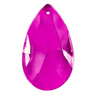 Crystal Teardrop Chandelier Pendant x Fuchsia - Factory Seconds