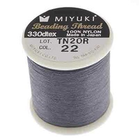 Miyuki Nylon Beading Thread B - Grey Slate