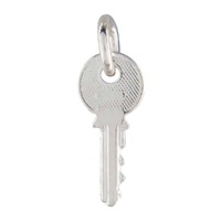 Sterling Silver Charm with Jump Ring - Mini Key