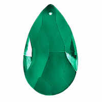 Crystal Teardrop Chandelier Pendant x Zircon Green - Factory Seconds