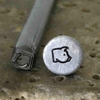 Metal Stamping Tool Specialty Steel Design Stamp - Pig