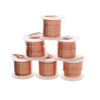 Beadsmith Craft Wire - Tarnish Resistant Copper 6 Pack Assorted Mini Spools
