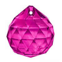 Crystal Sphere - Fuchsia x 30mm