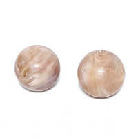 Dust Storm Large Round Vintage Lucite Bead