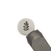 Impressart Signature Metal Design Stamp - Sprig 4