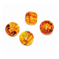 Sunspark Amber Plastic Beads - 8mm x 10