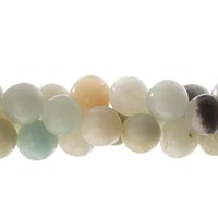 Semi-Precious Round Beads - Amazonite Natural x 8mm
