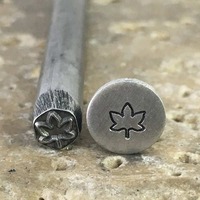 Metal Stamping Tool Specialty Steel Design Stamp - Palm Leaf