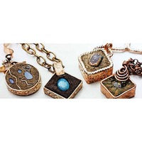 Encapture Artisan Concrete Jewellery Making Kit - Embed treasures, stones, glass