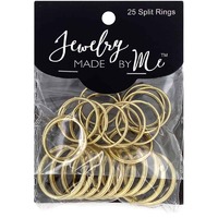 Split Key Rings - Gold Assorted 25 Piece Pack