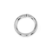 Jump Rings - Silver Plated 6mm x 144 Pieces