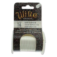 Beadsmith Craft Wire - Tarnish Resistant Silver x 16ga