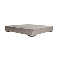 Steel Bench Block with Rubber Feet x 4"