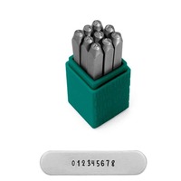 Impressart Number Metal Punch Stamp Set - Basic Homeroom x 3mm