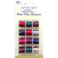 Copper Artistic Craft Wire 26Ga - Pack Of 12 Assorted Colours