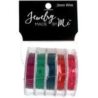 Jewellery Wire - Bright Coloured Pack of 5