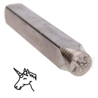 Beadsmith Metal Design Stamp - Unicorn
