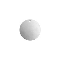 Premium Metal Stamping Blank - 16ga Circle with Hole