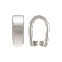 Sterling Silver Small U-shape Pinch Bail