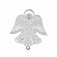 Filigree Angel Charm - Small