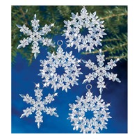 Beaded Ornament Kit - Winter Ice Wreaths