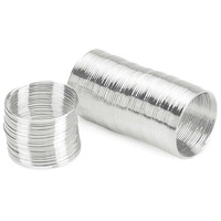Memory Wire Ring - Silver Plated  99 Coils