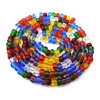 Czech Glass Seed Beads Size 8/0 - Rainbow Mix x 22g