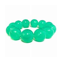 Carribean Green Large Vintage Lucite Bead