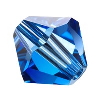 Preciosa Crystal Bicone Beads - Sapphire x 4mm