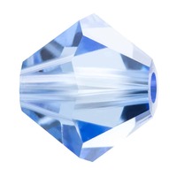 Preciosa Crystal Bicone Beads - Light Sapphire x 4mm