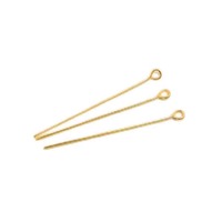 Eyepins Gold Plated - 1" x 144 pieces