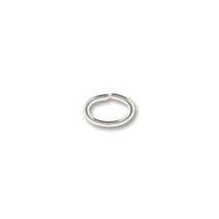 Oval Jump Rings Silver Plated 4mm x 144 Pieces