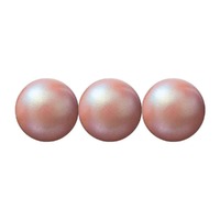 Preciosa Czech Glass Imitation Pearls - Iridescent Powder Pink