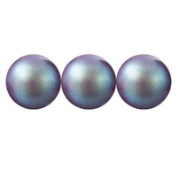 Preciosa Czech Glass Imitation Pearls - Iridescent Lavender