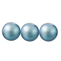 Preciosa Czech Glass Imitation Pearls - Iridescent Aqua