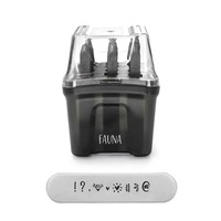 ImpressArt Signature Plus Punctuation Design Metal Stamp Set - Fauna