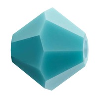 Preciosa Crystal Bicone Beads - Turquoise 6mm