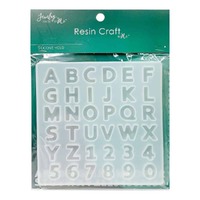 Silicone Mold for Resin - Small Alphabet and Numbers