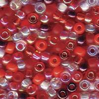 Miyuki Seed Beads Size 8/0 - Strawberry Fields Mix x 22g