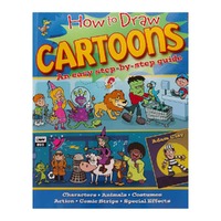 How to Draw Cartoons Book: An Easy Step by Step Guide - Pre-loved