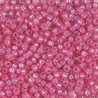 Miyuki Seed Beads Size 8/0 - Dyed Dark Pink Alabaster x 22g