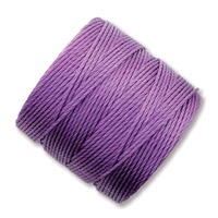 Beadsmith S-Lon Nylon Beading Cord Tex210 - Violet x 77 Yards